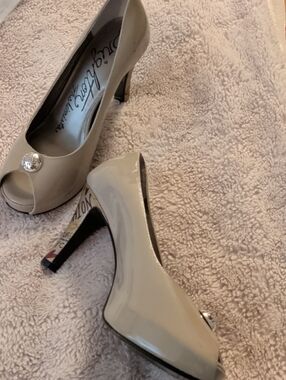 Brighton Peep-Toe Heels